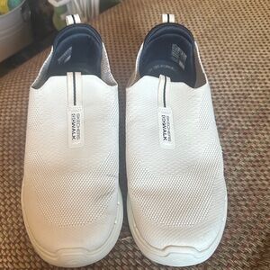 Skechers Men's Go Walk White Slip-On Sneakers